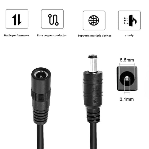 5.5x2.1mm connector of Durable Solar Charging Controller With USB 5V 2A Output and 12V to 30V solar panel input