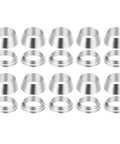 8mm OD Stainless Steel Tube Compression Fittings Sleeve Set Pro Grade 304 Stainless, Double Ferrule Ring Tubing Fittings Assortment Kit 20 Pack