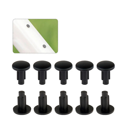 Durable Threaded Rubber Nuts And Well Nut Inserts For Exterior Doors That Seal Screw Holes From Moisture and Vibration, pack of 10