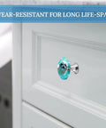 Totally Adorable Seal With Glasses Underwater Round Cabinet Knobs on white cabinet, stainless steel aluminum alloy hardware