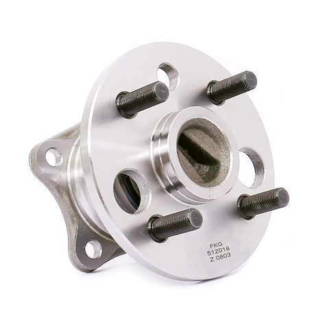 Rear Wheel Bearing Hub Assembly That Fits Toyota Corolla 1993 2002 Chevy Prizm 1998 2002 Geo Prizm 1993 1997, 4-lug, front view