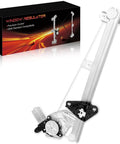 Front Left Driver Side Power Window Regulator And Motor Assembly Fits Honda Fit 2009 To 2014 with 6 Pin Connector