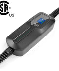 Portable 40 Amp Level 2 EV Charger with LCD Display for Cars and Hybrids, NEMA 14-50 Outlet, Travel Ready Charger