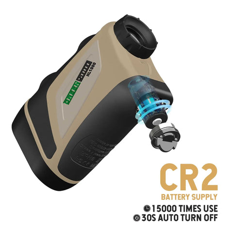 Game Changer Range Finder For Hunting And Golf 1200 Yard Range With 6X Magnification Waterproof with CR2 Battery Detail