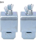 8 Pcs Butt Welding Clamps Set For Sheet Metal And Auto Body Repair, showing two heavy duty galvanized steel weld clamps