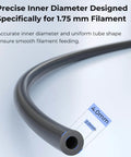 Ultra Smooth PTFE Tube 1M Bowden Upgrade For Ender 3 Series 3D Printers 2Mm ID 1.75Mm Filament Heat Resistant High Lubrication