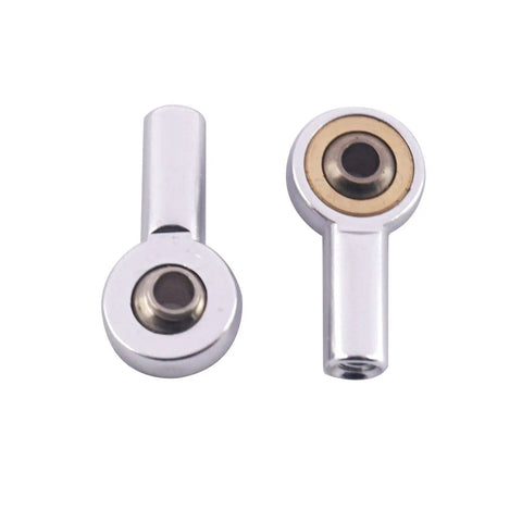 Aluminum M2 Tie Rod End Ball Joint Link Ball Head Holder 2mm Steering Linkage For HSP Tamiya Mini 4WD RC Cars Boats Planes Trucks And Crawlers 10 Pack Durable Lightweight High Precision Upgrade Parts, silver aluminum RC linkage ends