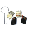 Professional Grade Genuine Oem Replacement Carbon Brushes For Electric Power Tools with metal connectors and wires.