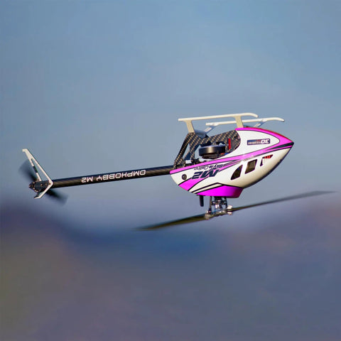 M2 V3 Sport BNF RC Helicopter For Adults With OFS3 Plus Flight Controller R40X3 Brushless Motor ExpressLRS Receiver in flight