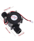 Water Flow Generator For DIY Power Conversion 12V To 80V 10W Mini Hydroelectric Turbine Kit with dimensions and connectors