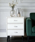 White dresser with Bling Crystal Cabinet Knobs 2 Pack For Kitchen, Dresser, And Bath Cabinets, Rhinestone Drawer Pulls, green sofa