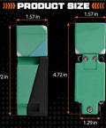 Dimensions of IP67 Inductive Sensor Replacement For NBN40 U4 UU Compatible Plug And Play Proximity Switch showing size details.