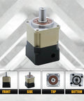 6 Arcmin Helical Planetary Gearbox Reducer for 8mm Stepper Motor and 14mm 60ST Motors, 4 to 1 Reduction, high torque