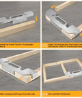 Instructions for using 2-in-1 Stud Finder & Spacing Tool 16 & 12 Inch Center Layout Tool Cast Aluminum Wall Mounting Tool