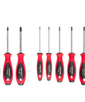 Phillips And Slotted Screwdriver Set With 4 Inch Shanks, 10 Piece Kit For Fast Turning And Solid Torque, durable handles