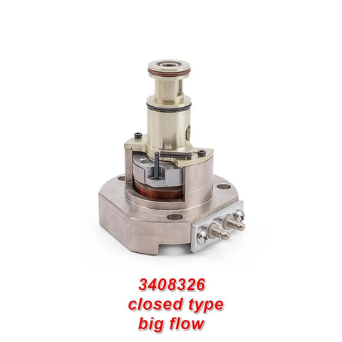 Heavy Duty Diesel Engine Fuel Pump Electric Actuator For Generators NT855 Piezo Linear Actuator Replacement Part Workhorse Normally Closed 3408326 Industrial Grade High Precision Durable Performance, showing a sealed unit with connectors.