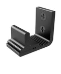 Bottom Floor Guide For Sliding Barn Door Adjustable Wall Mount No Ground Drilling Black 1 Piece Fits Door Thickness 3/4 To 2 3/8 Inches
