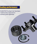 2 Pack Front Wheel Bearing And Hub Assembly For Ford Focus 2000 To 2011 Front Position With 4 Lug Bolts M12x1.5 Replacement Ready To Roll Durable OE Style Fit