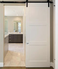 Round Recessed Door Lock With Keys For Pocket Doors, Invisible Privacy Sliding Door Hardware In Silver For Doors Installed