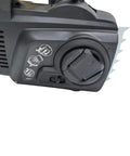 Detailed view of the controls on the Heavy Duty 27 Point Five Inch Electric Foam Planer Saw for lopping overbuilt spray foams.