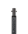 Close-up of Javelin Adjustable Carbon Boom V1 for Wing Foil and Wingsurf with ergonomic grip and push-pin connection system.