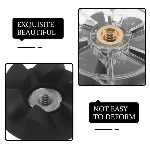 4 Pack Blender Coupler Replacement Drive Gear For Juicer And Household Blenders Must Have Wear Resistant Plastic And Metal Parts Easy Maintenance Secure Fit Replacement Part For Kitchen Appliances, close-up threads