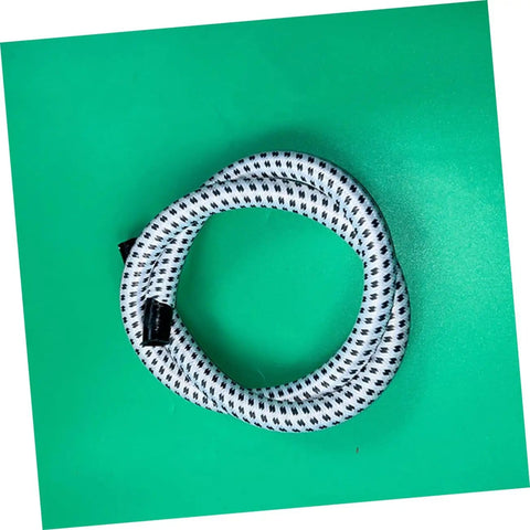 Coiled high temp steam hose for garment steamers, flexible PVC nylon tube replacement part, durable, compatible with most ironing machines