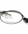 Brake caliper from 32 Inch Rear Live Axle Kit With 420 Sprocket And Brake Caliper, 145/70-6 Tubeless Tires, for DIY vehicles.