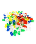 Colorful LEDs from Pro Grade Electronics Component Kit With 1390 Pieces Including LEDs, Diodes, Transistors, Resistors, Capacitors And Electrolytic Capacitors For DIY Enthusiasts And Pros To Tackle Any Project