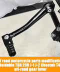 KHGUZ Folding Motorcycle Gear Shifter Lever Foldable Pedal Shifter Replacement For 50cc 70cc 90cc 110cc Pit Dirt Bikes
