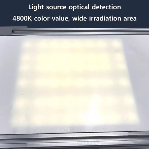 Light source for optical inspection on LED Small Conveyor Cargo Lane With Optical Inspection, 170 By 300mm Food Grade Belt.