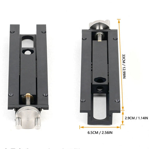 Heavy Duty Workbench Tail Vise Featuring Fast Quick Shift Design And Spacious Clamping Range Crafted From Solid Aluminum Alloy for clamping precision.
