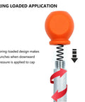 Two Piece Automatic Center Punch Set Smooth Operator Impact Punch Tool showing spring-loaded design for precise marking on surfaces.