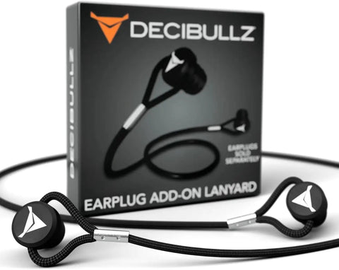 Custom Earplug Lanyard For Decibullz Hearing Protection, Never Lose Your Earplugs Again, Neck Cord With Easy Access, Keeps Your Hearing Gear Safe, Convenient Fit For On The Go Use
