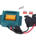 18V Battery Adapter Kit With Wire Harness And Connector Holder For BL1850 And BL1860 Batteries Boost Power Black Connector