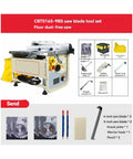 Badass Portable Woodworking Table Saw With Beefy Electric Motor And Quick 45 Degree Fence Locks For Dust Free Diy Carpentry And Slick Finish Cuts Around The House Today with accessories and dust collection.
