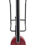 Heavy Duty Electric Lift Work Positioner Truck With 330 Lbs Capacity And 67 Inch Raised Platform Height, front view showing steel gantry and smooth wheels.