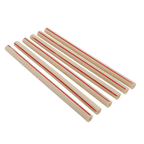 Six Pack Transfer Hoses For Soft Serve Ice Cream Machines, Pro Grade Food Safe Rubber Replacement Parts, HC138836 Compatible, Durable, Easy Maintenance For Cafes, Shops, And Ice Cream Stands; six beige hoses