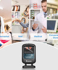 Hands Free 2D Barcode Scanner With Omnidirectional Scanning USB Wired Desktop Reader For 1D And 2D Codes Including PDF417 And Data Matrix Built For Retail Stores Supermarkets Malls And Business Use in various environments