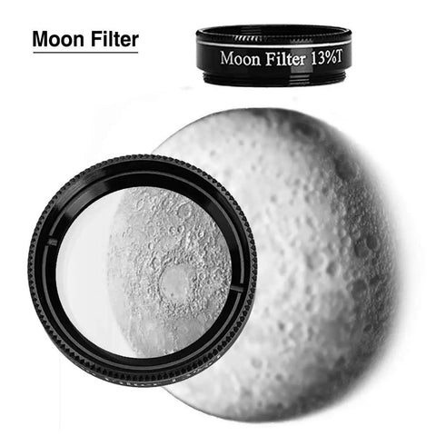 13 percent moon filter for 130mm Newtonian Reflector Telescope For Grownups With 130EQ Mount High Quality Optics for sharper viewing
