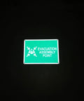 No Nonsense Heavy Duty Reflective Emergency Assembly Point Sign Rock Solid Aluminum Wall Marker For Evacuation Assembly Point