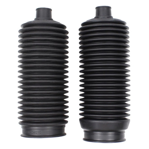 Front Rack And Pinion Inner Tie Rod End Boots For Toyota Sequoia 2001 To 2007 And Tundra 2000 To 2006, black rubber boots