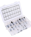 Elastic Cylindrical Pin Set With 240 Pieces Carbon Steel Hollow Positioning Pins And Spring Cotter Pins For Machinery Assembly
