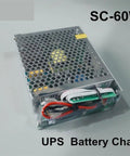 Front view of Industrial Switching Power Supply 12V 24V 60W SC60W with External Connector and UPS Function