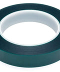 Three Quarters Inch By Seventy Two Yard Green High Temperature Masking Tape With Two Mil Polyester Carrier And One Point Five Mil Silicone Adhesive