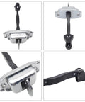 Toyota Front Door Hinges Kit For Corolla Matrix Prius 2003 To 2009 With Check Strap Stopper, metal construction close-up.