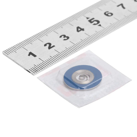 2892 Mechanical Watch Movement Replacement For Repair next to ruler for size comparison