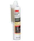 DP600 Gray Self-Leveling Concrete Repair Sealant Cartridge With 2 Mix Nozzles 8.4 Fl Oz shown with label details