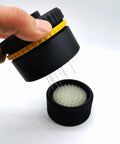 Premium Geared Espresso Needle Distributor With Reliable Magnetic Base For Home Baristas 51mm Portafilter Stirrer with visible needles.