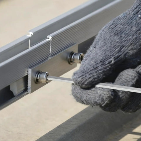 2 Pack T-Handle Ball End Hex Key Wrenches, 4mm Cr-V, Extra Long 212mm Length in use on metal equipment